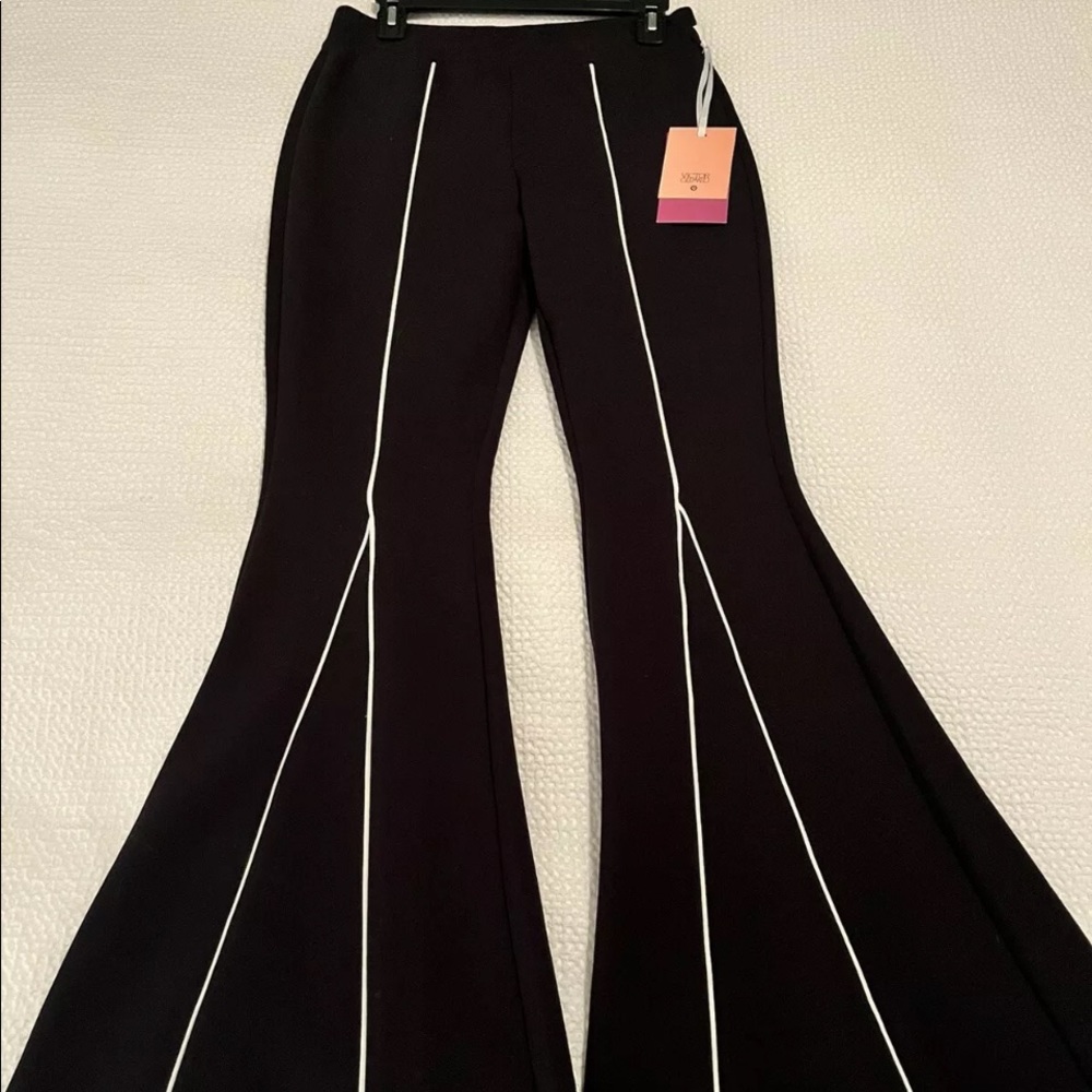 Victor Glemaud Target Flare Bell Bottom Sweat Pants Size M Anthrocite Pull On